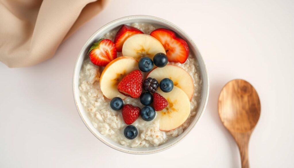 Baby oatmeal with fruit