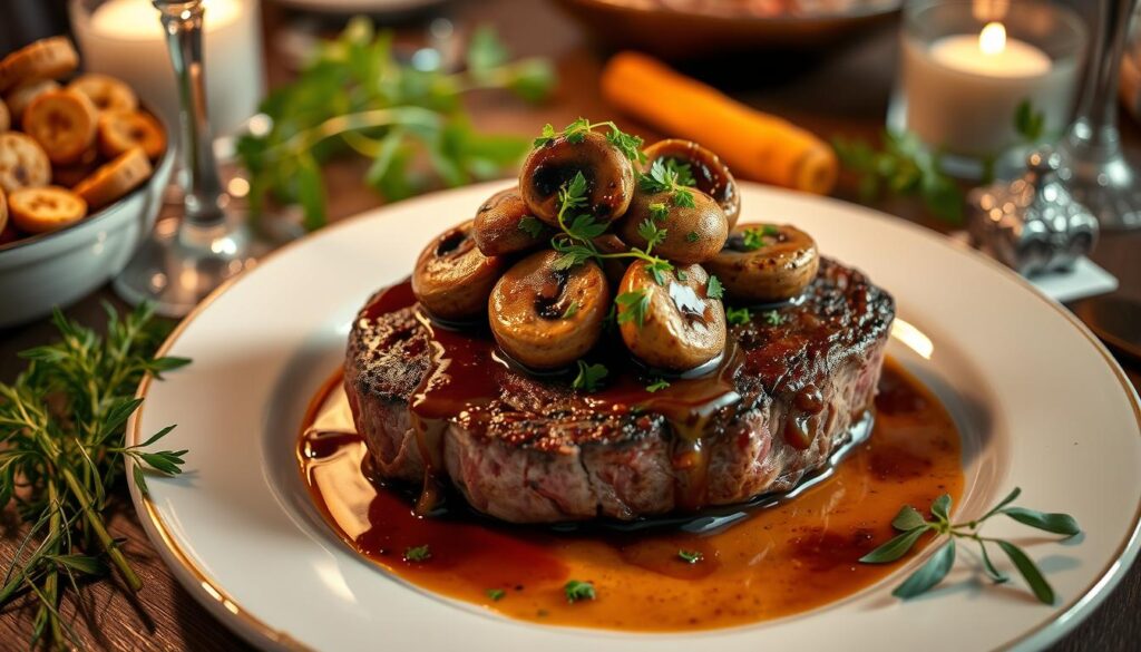 baby bella mushroom recipes for steak