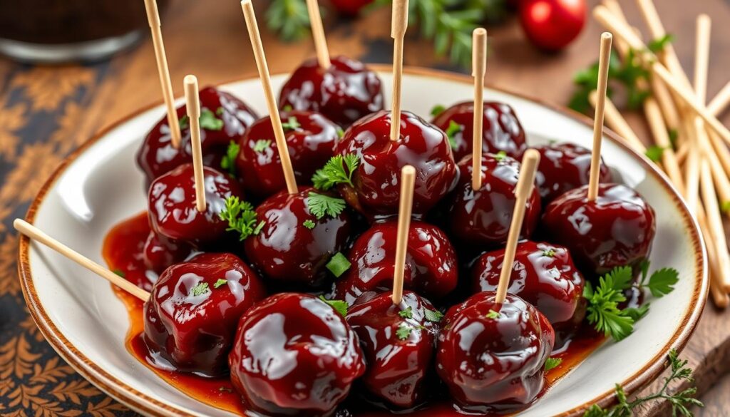 grape jelly barbecue meatballs